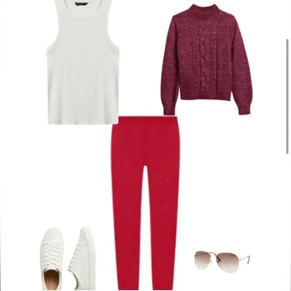 Banana Republic Cozy Cable Mock-Neck Sweater - Picture 14 of 15